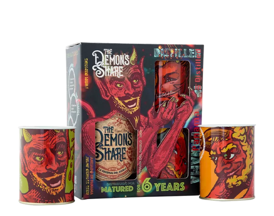 The Demon’S Share Rum La Reserva Del Diablo Gift Glass Pack