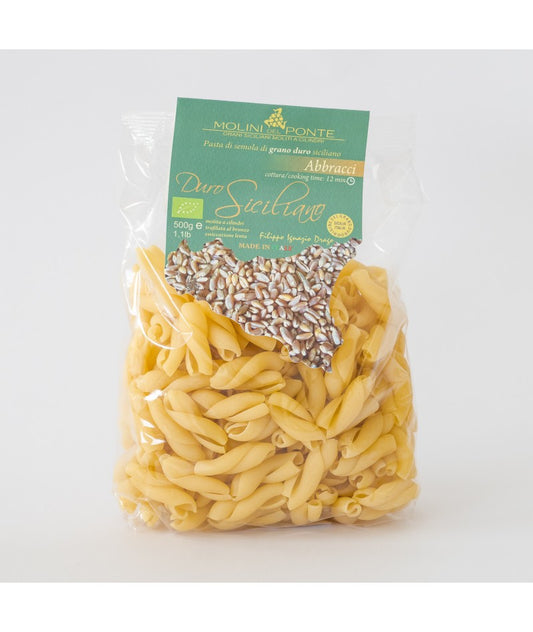 "ABBRACCI" PASTA di SEMOLA di GRANO DURO BIO - 500 GR