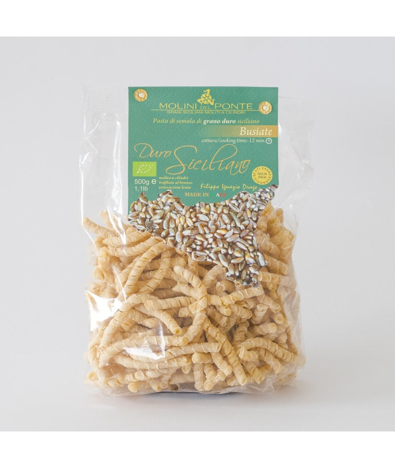 "BUSIATE" PASTA di SEMOLA di GRANO DURO BIO - 500 GR