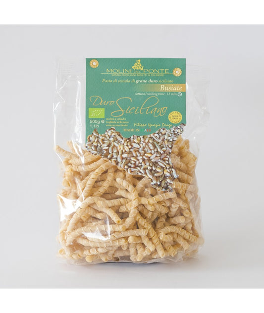 "BUSIATE" PASTA di SEMOLA di GRANO DURO BIO - 500 GR