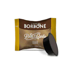 100 Capsule Compatibili A Modo Mio, Caffè Borbone, Don Carlo oro