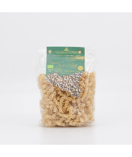 "FUSILLI" PASTA di SEMOLA di GRANO DURO BIO - 500 GR