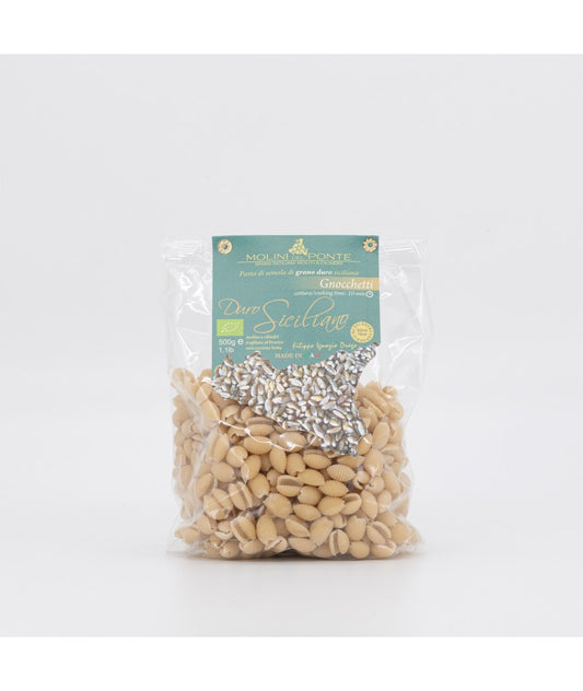 "GNOCCHETTI" PASTA di SEMOLA di GRANO DURO BIO - 500 GR