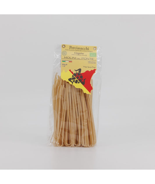 "LINGUINE" PASTA di SEMOLA di GRANO DURO BIO PERCIASACCHI - 500 GR