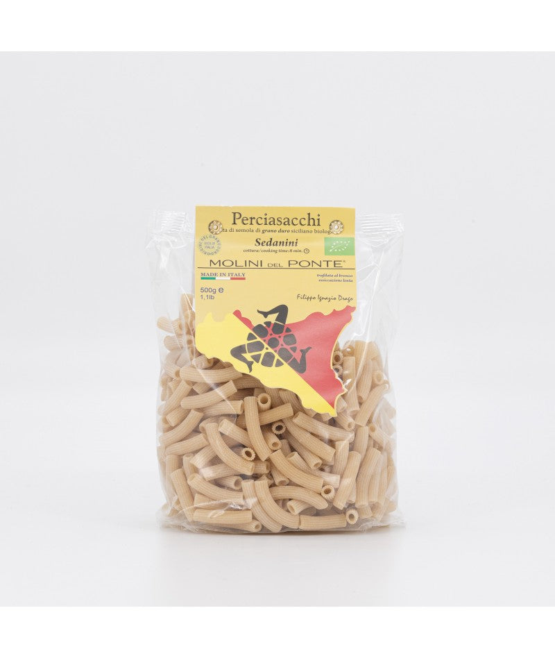 "SEDANINI" PASTA di SEMOLA di GRANO DURO BIO PERCIASACCHI - 500 GR