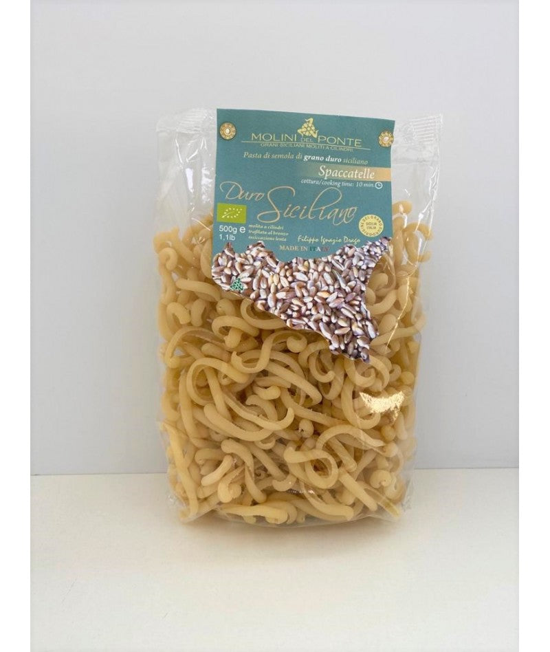 "SPACCATELLE" PASTA di SEMOLA di GRANO DURO BIO - 500 GR