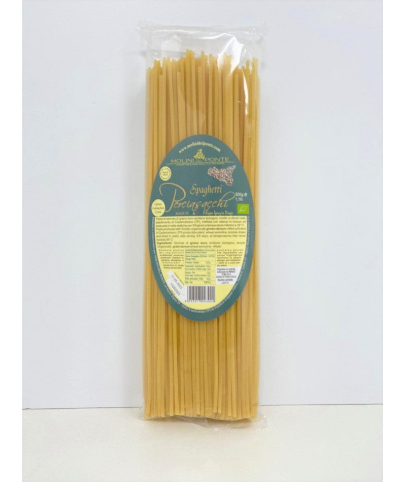 "SPAGHETTI" PASTA di SEMOLA di PERCIASACCHI “GRANI ANTICHI” - 500 GR