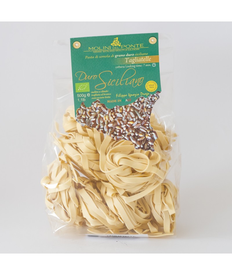 "TAGLIATELLE" PASTA di SEMOLA di GRANO DURO BIO - 500 GR