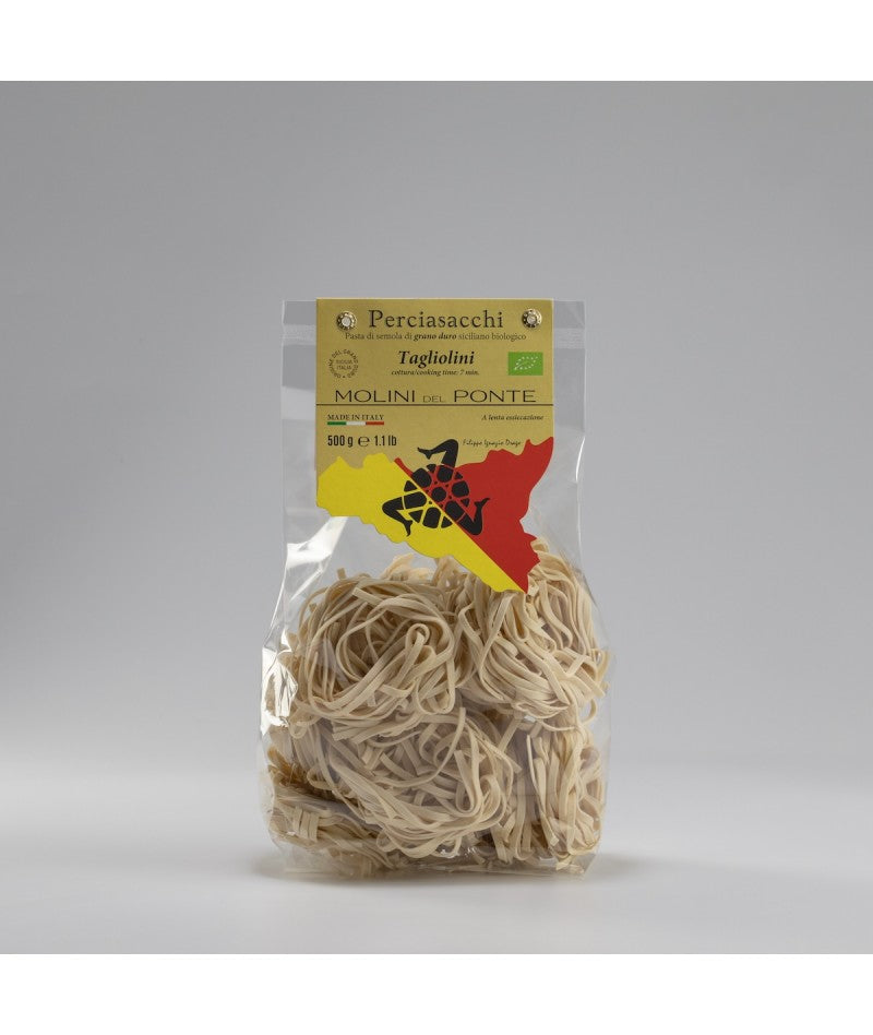 "TAGLIOLINI" PASTA di SEMOLA di PERCIASACCHI BIO - 500 GR